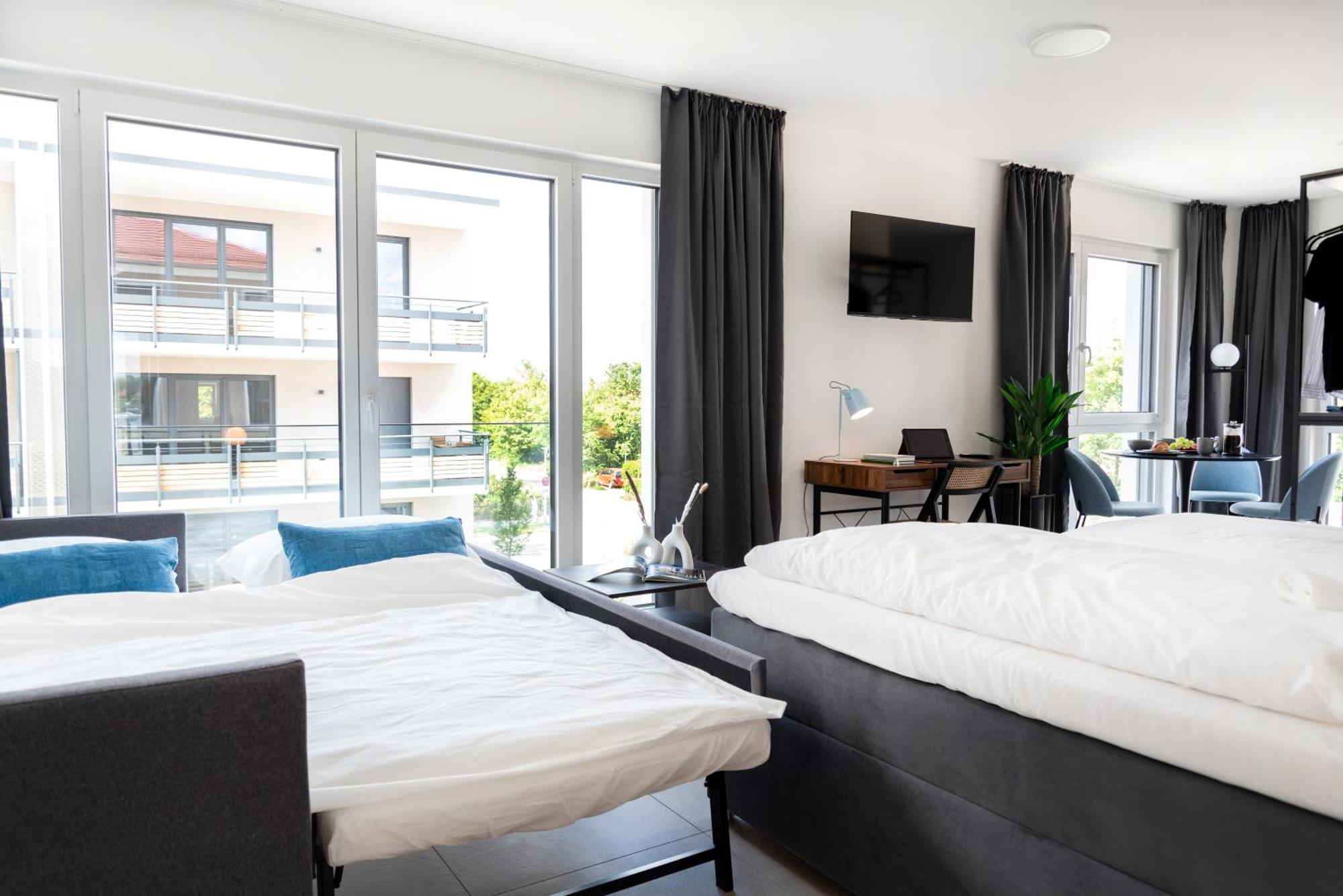 Moonliving Boutique Apartments By Munich Eching  Eksteriør bilde